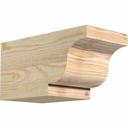 Ekena Millwork Newport Rough Sawn Rafter Tail, Douglas Fir, 6"W x 6"H x 12"L RFT06X06X12NEW00RDF